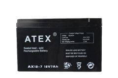 Atex 12V 7A Kuru Akü