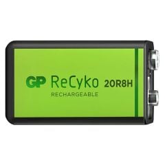GP 9V 200 mAh Şarj Edilebilir Alkalin Pil