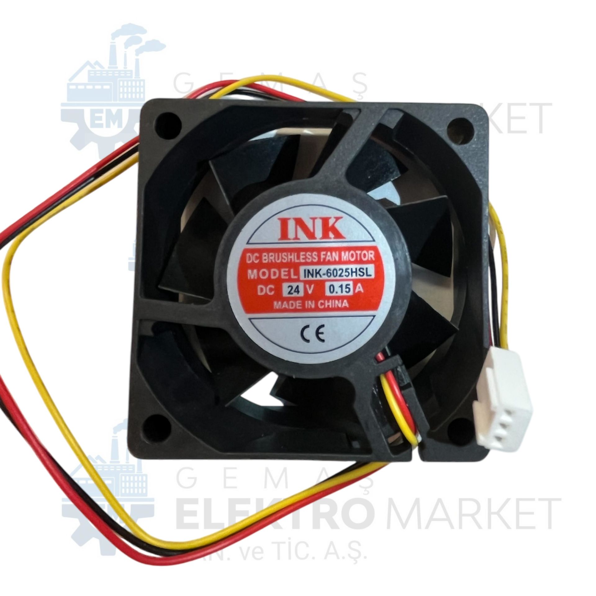 60X60X25 INK-6025HSL 24V DC FAN