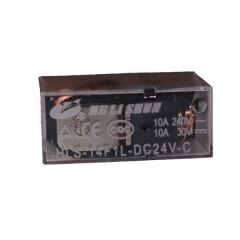 24V 10A Tek Kontak Röle - HLS-14F1L-DC24V-C