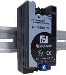 Reign Power NL1050D-24 24V 2.1A 50W RAY TİPİ GÜÇ KAYNAĞI - NL1050D Series