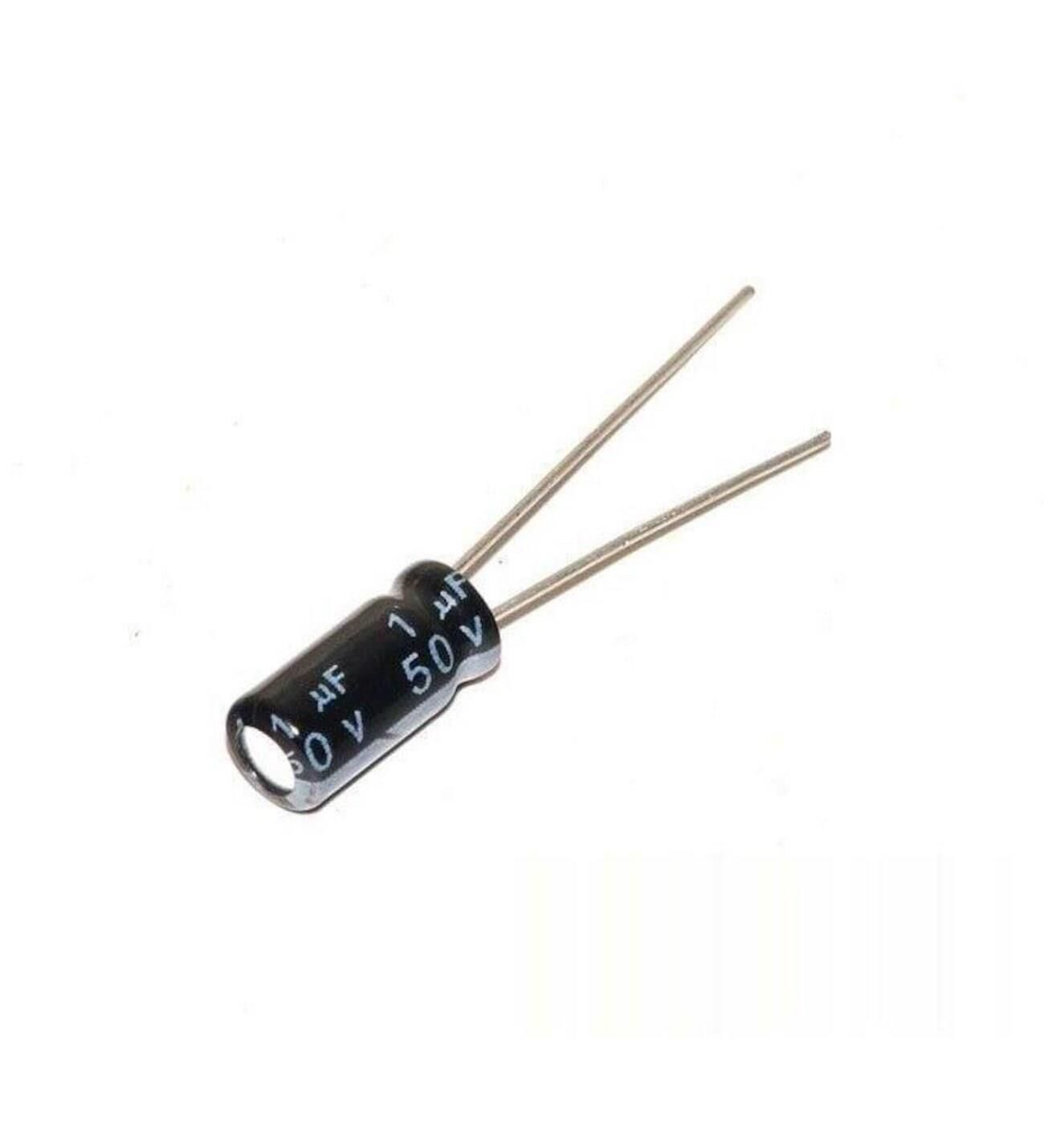 1uF 50V Kondansatör 12x5mm