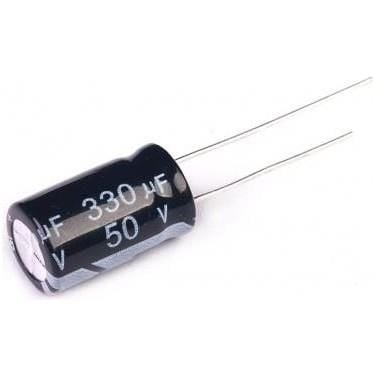 330uF 50V Kondansatör 17x10mm