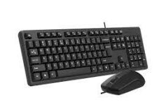 Q A4 TECH KK-3330 MULTIMEDYA KLAVYE USB+OPTIK MOUSE SIYAH