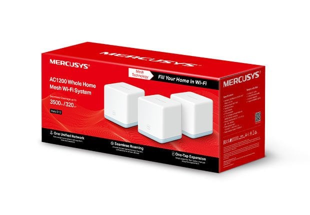 TP-LINK MERCUSYS HALO S3  300MBPS EV/OFIS MESH KABLOSUZ (UCLU PAKET)