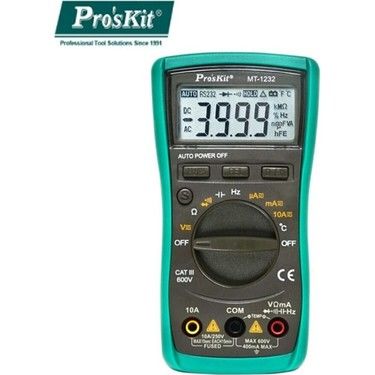 PROSKİT MT-1232 DİJİTAL MULTİMETRE