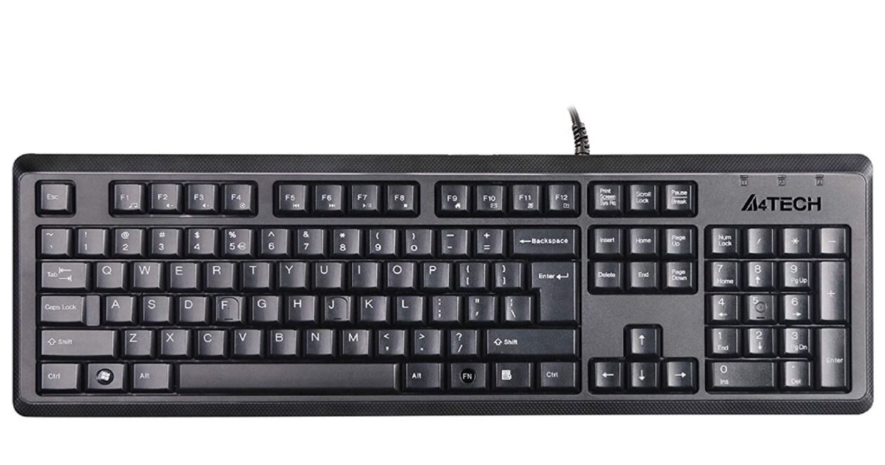 Q A4 TECH KR-92 USB SIYAH TR FN-MULTIMEDYA KLAVYE