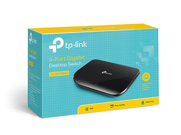 TP-LINK TL-SG1005D 10/100/1000MBPS  5 PORT GBIT SWITCH