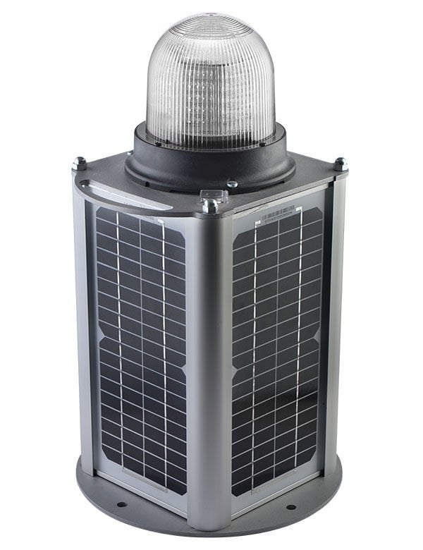 Tabana Montaj Solar Panelli Uçak İkaz Lambası