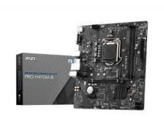 MSI PRO H410M-B DDR4 2933MHZ 1200PIN SATA/6 M.2 USB3.2  VGA+HDMI 10.NESIL CPU DESTEKLER