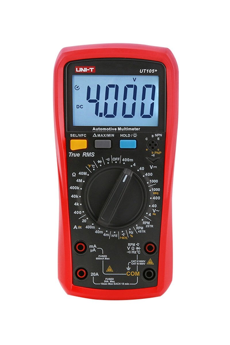 Uni-t UT105+ Otomotiv Dijital Multimetre