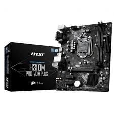 MSI H310M PRO-VDH PLUS  DDR4 2666MHZ  1151PIN SATA3 6GB/S DVI+VGA+HDMI  USB3.1 8.ve 9.NESIL CPU DESTEKLER