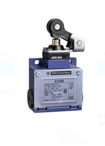 TELEMECANIQUE XCKM121 TERMOPLASTİK MAKARALI KOL NİHAYET ŞALTERİ