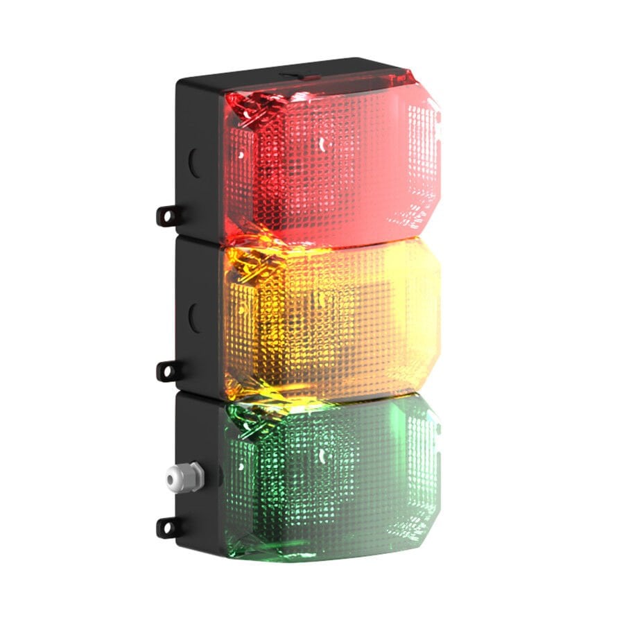 MESAN 3 KAT KÜP LED MULTİFONKSİYON İKAZ LAMBA MS 219.1.3.2.110-220VAC