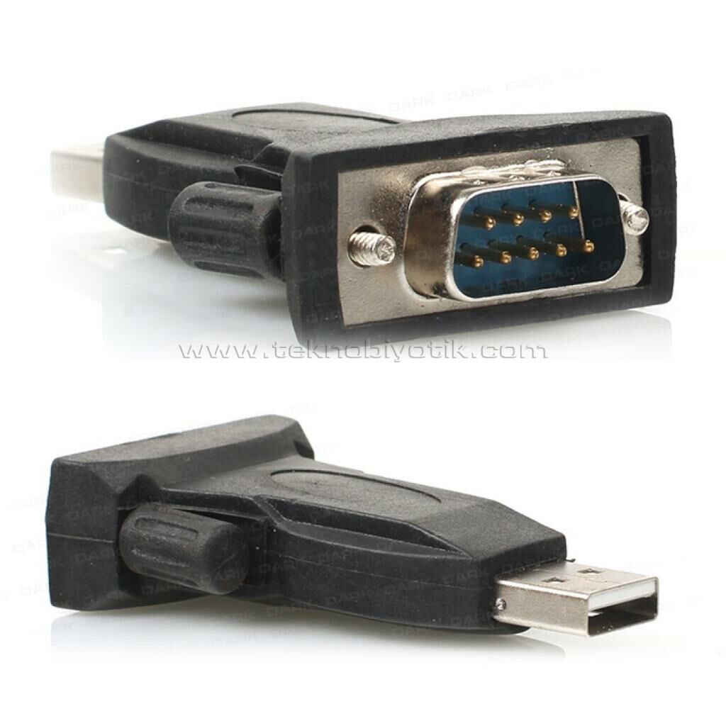 DARK DK-AC-USB2RS232 USB 2.0 Uyumlu RS232 Seri Port Dönüştürücü Soket