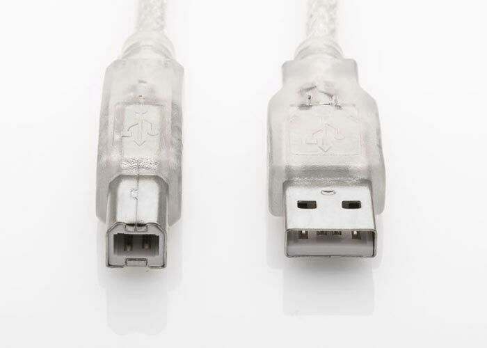 S-LINK SL-U2015 1.5 Mt USB 2.0 Yazıcı Kablosu Şeffaf