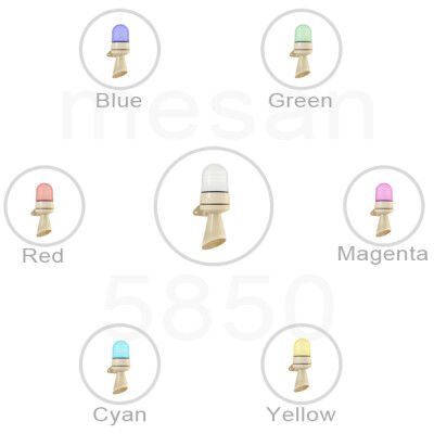 MESAN Ø70 RGB LED KONTAK TİP BUZZER DUVAR MONTAJ MS 5851.110-220VAC