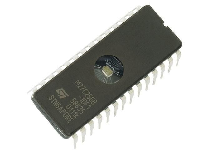 M27C256B 256 Kbit (32Kb x 8) UV EPROM ve OTP EPROM