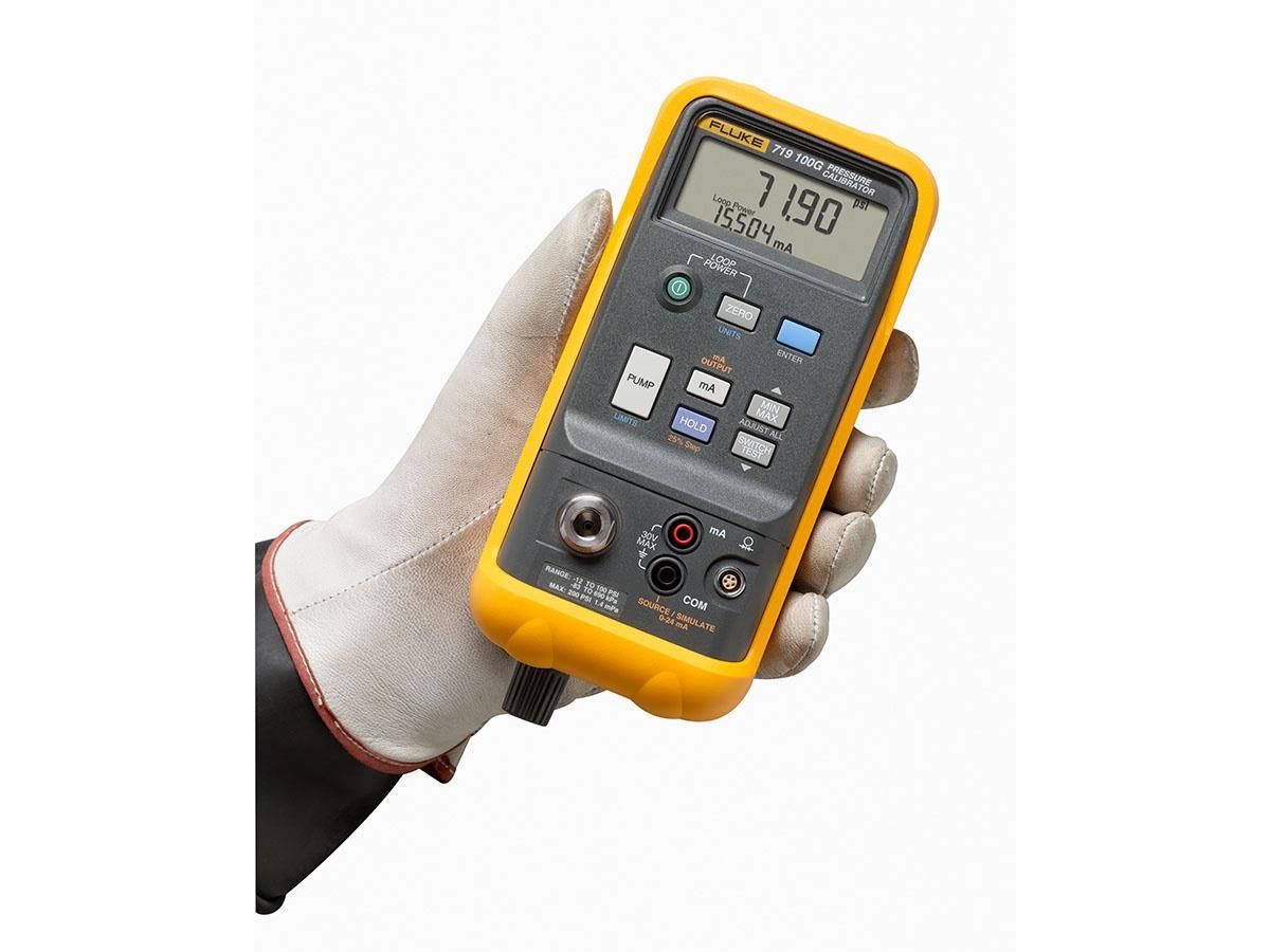 Fluke 719-100G Basınç Kalibratörü, 100 PSI